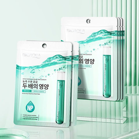 BIOAQUA 積雪草舒緩修護面膜 25ml（5片裝）